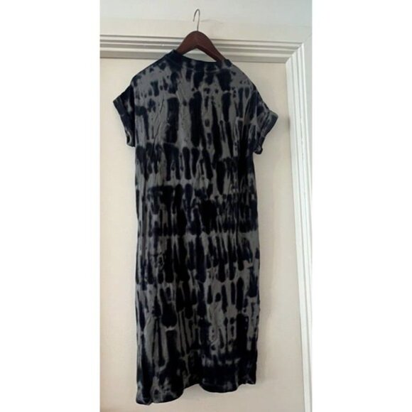 M Disney Pixar Coco Guitar Skull Maxi Tie Dye Dress w Pockets Day of the Dead - Picture 3 of 6